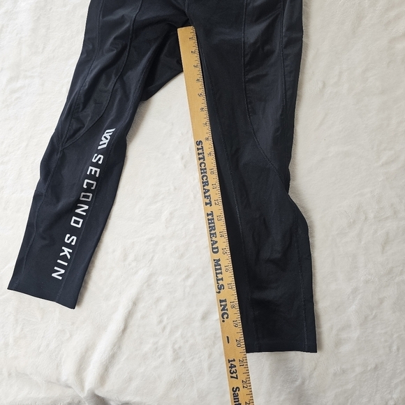 VRST compression leggings small second skin training tights black workout pants - Picture 6 of 8